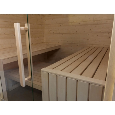 Canada Hemlock Dry Sauna Room 220V Traditional Nordic Spruce Wooden