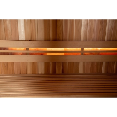 4-6 Person Traditional Saunas 9kw Indoor Nordic Spruce Dry With Harvia Heater