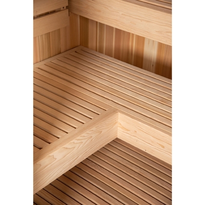 4-6 Person Traditional Saunas 9kw Indoor Nordic Spruce Dry With Harvia Heater