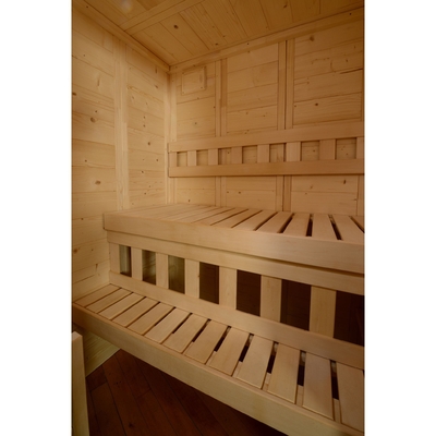 6kw Traditional Dry Sauna Room ETL 2 Person Nordic Spruce Steam Sauna Room