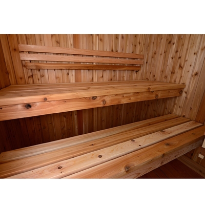4 Person Traditional Sauna Room 9kw Canadian Wood Cedar Steam Sauna Room