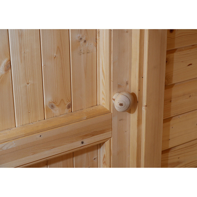 Outdoor Nordic Spruce Wooden 6 Person Far Infrared Sauna Cabin Traditional